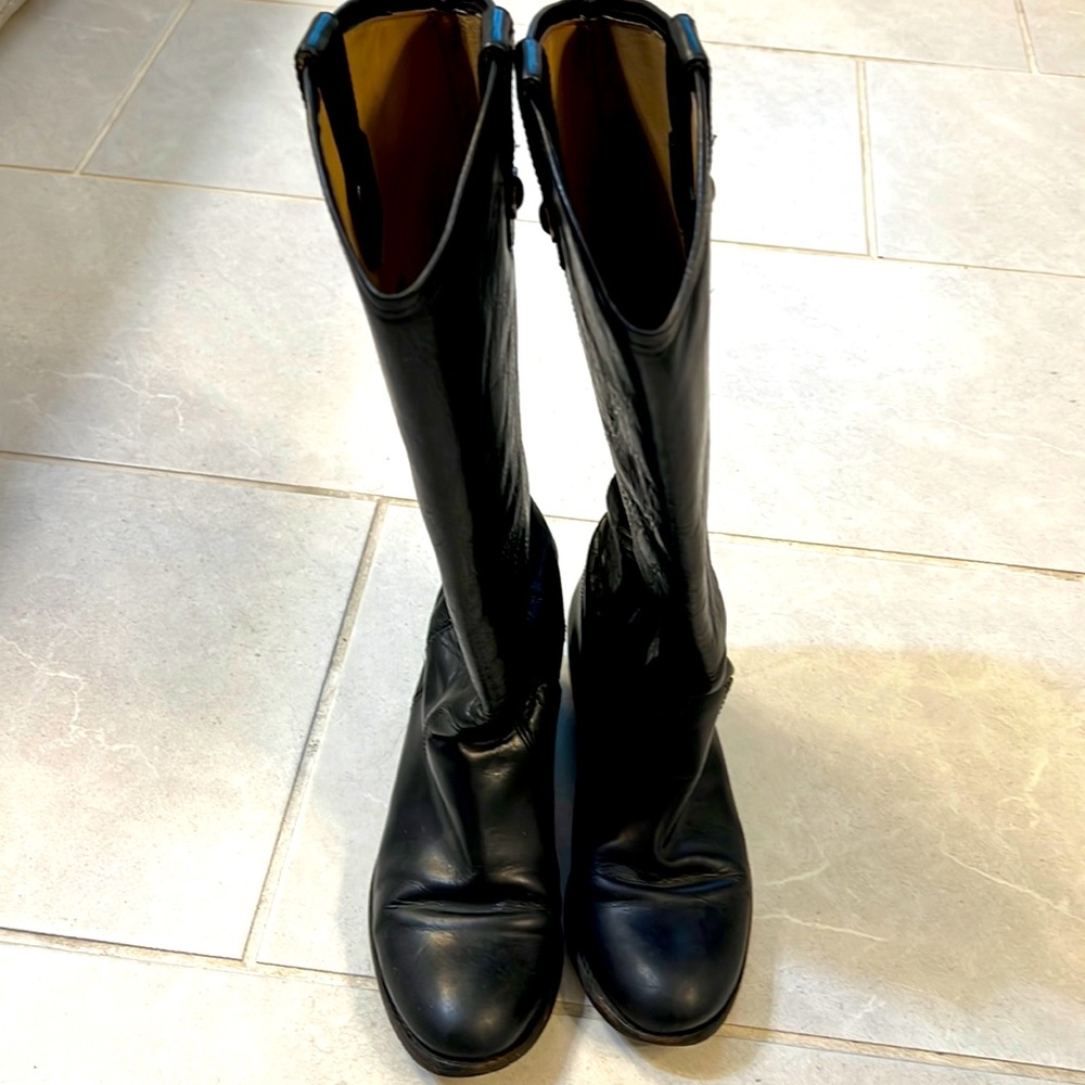 Frye Melissa button Leather Boots